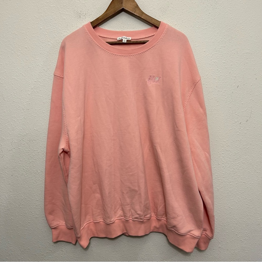For Love and Lemons Embroidered Sweater XL